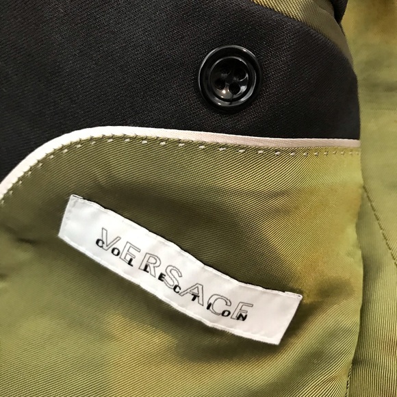 Versace Collection Men’s Black Blazer IT 46 - Picture 4 of 6